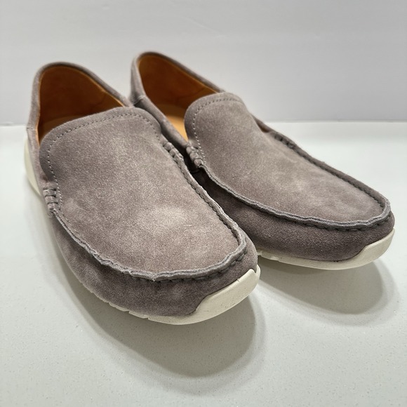 Men's Olukai KA'A Loafer Slip-on Shoes Cooler Gray Suede‎ NEW Size 11.5 Casual